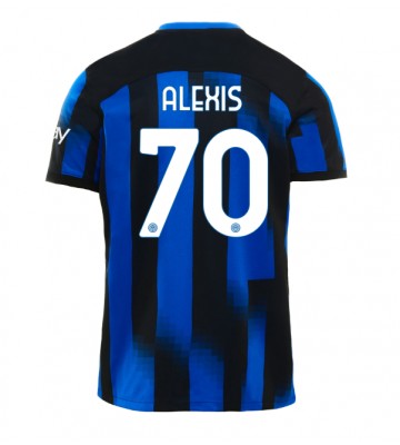 Maillot de foot Inter Milan Alexis Sanchez #70 Domicile 2023-24 Manches Courte